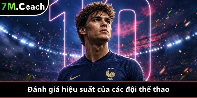 Đánh giá hiệu suất của các đội thể thao